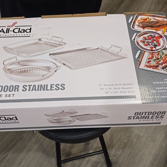 All-Clad Outdoor Stainless 3-PC Set - Picture 10 of 11